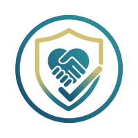 Why choose us—shield with handshake and checkmark symbolizing trust and reliability.